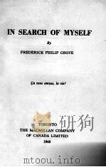 IN SEARCH OF MYSELF   1946  PDF电子版封面     