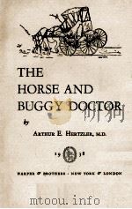 THE HORSE AND BUGGY DOCTOR   1938  PDF电子版封面     