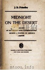 MIDENIGHT ON THE DESERT   1937  PDF电子版封面     