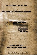 HISTORY OF WESTERN EUROPE   1903  PDF电子版封面     