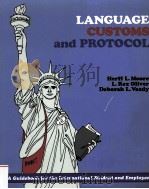 LANGUAGE CUSTIOMS AND PROTOCOL     PDF电子版封面     