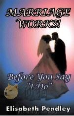MARRIAGE WORKS!     PDF电子版封面     