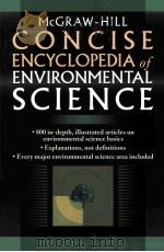 MCGRAW-HILL CONCISE ENCYCLOPEDIA OF ENVIRONMENTAL SCIENCE     PDF电子版封面  007143951X   