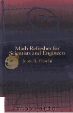 MATH REFRESHER FOR SCIENTISTS AND ENGINEERS（ PDF版）