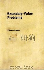 BOUNDARTY-VALUE PROBLEMS     PDF电子版封面     