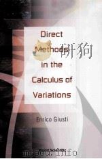 DIRECT METHODS IN THE CALCULUS OF VARIATIONS ENRICS GIUSTE     PDF电子版封面     