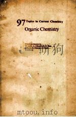 97 TOPICS IN CURRENT CHEMISTRY ORGANIC CHEMISTRY（ PDF版）