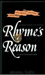 RHYME'S REASON A GUIDE TO ENGLISH BERSE     PDF电子版封面     