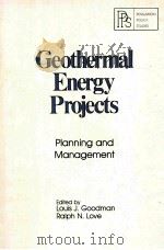GEOTHERMAL ENERGY PROJECTS PLANNING AND MANAGEMENT（ PDF版）