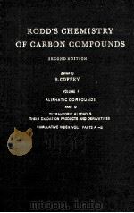 DODD'S CHEMISTRY OF CARBON COMPOUNDS SECOND EDITION     PDF电子版封面     