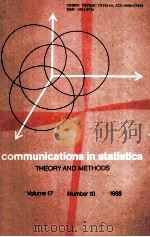 COMMUNICATIONS IN STATISTICS（ PDF版）