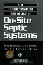 SITE CHARACTERIZATION AND DESIGN OF ON-SITE SEPTIC SYSTEMS（ PDF版）