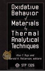OXIDATIVE BEHAVIOR OF MATERIALS BY THERMAL ANALYTICAL TECHNIQUES（ PDF版）