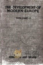 THE DEVELOPMENT OF MODERN EUROPE VOLUME I（1907 PDF版）