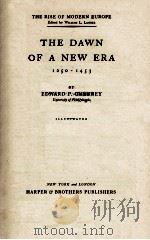 THE DAWN OF A NEW ERA 1250-1453   1936  PDF电子版封面     