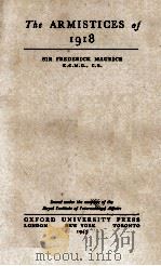 THE ARMISTICES OF 1918   1943  PDF电子版封面     