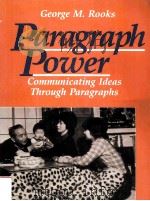 PARAGRAPH POWER COMMUNICATING IDEAS THROUGH PARAGRAPHS     PDF电子版封面     