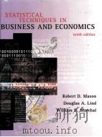 STATISTICAL TECHNIQUES IN BUSINESS AND ECONOMICS TENTH EDITION     PDF电子版封面     