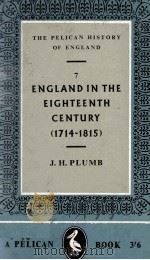 ENGLAND IN THE EIGHTEENTH CENTURY（1950 PDF版）