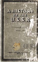 A HISTORY OF THE U.S.S.R. PART TWO   1948  PDF电子版封面     