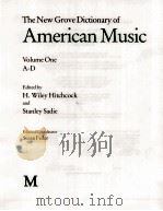 The new Grove dictionary of American music 1     PDF电子版封面  0943818362   