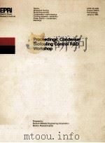 Proceedings:Condenser Biofouling Control R&D Workshop   1986  PDF电子版封面     