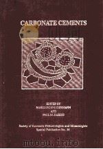 CARBONATE CEMENTS   1985  PDF电子版封面  0918985374   