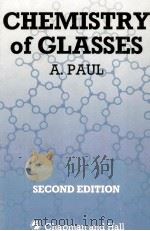 Chemistry of Glasses Second Edition（1990 PDF版）