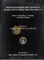 Phase Diagrams for Ceramists Cumulative Index for Volumes I-V（1984 PDF版）