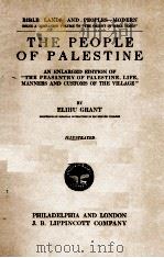 THE PEOPLE OF PALESTINE（1907 PDF版）