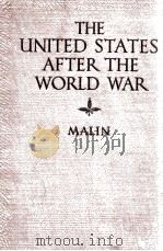THE UNITED STATES AFTER THE WORLD WAR   1930  PDF电子版封面     