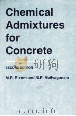 Chemical Admixtures for Concrete Second Edition（1986 PDF版）