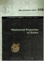 Mechanical Properties of Adobe   1979  PDF电子版封面     