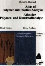 Atlas of Polymer and Plastics Analysis Volume 1 Part a（1991 PDF版）