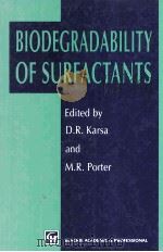 Biodegradability of Surfactants   1995  PDF电子版封面  0751402060   