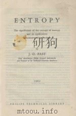 ENTROPY   1962  PDF电子版封面     