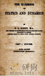 THE ELEMENTS OF STATICS AND DYNAMICS PART I. STATICS. FIFTH EDITION（1890 PDF版）