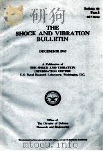 THE SHOCK AND VIBRATION BULLETIN DECEMBER 1969（ PDF版）