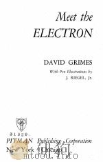 MEET THE ELECTRON   1944  PDF电子版封面     
