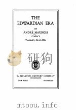 THE EDWARDIAN ERA BY ANDRE MAUROIS     PDF电子版封面     