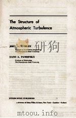 THE STRUCTURE OF ATMOSPHERIC TURBULENCE（1964 PDF版）
