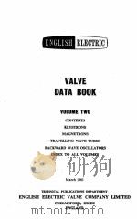 VALVE DATA BOOK VOLUME TWO     PDF电子版封面     