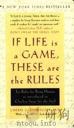 IF LIFE IS A GAME THESE ARE THE RULES   1999  PDF电子版封面  0767903889   
