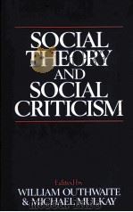 SOCIAL THEORY AND SOCIAL CRITICISM   1987  PDF电子版封面  063115096X   