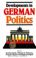 DEVELOPMENTS IN GERMAN POLITICS   1992  PDF电子版封面  0822312662   