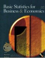 BASIC STATISTICS FOR BUSINESS & EXONOMICS  FOURTH EDITON   1994  PDF电子版封面  0072471042   
