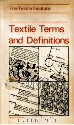 Textile Terms and Definitions Seventh Edition   1975  PDF电子版封面  0900739177   