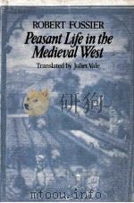 PEASANT LIFE IN THE MEDIEVAL WEST   1984  PDF电子版封面  0631143637   