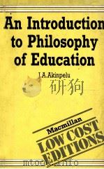 AN INTRODUCTION TO PHILOSOPHY OF EDUCATION（1981 PDF版）