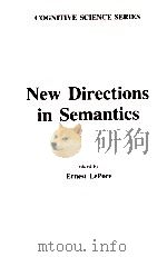 NEW DIRECTIONS IN SEMANTICS（1987 PDF版）